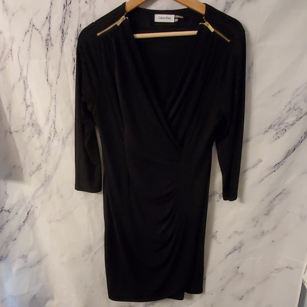 Calvin Klein size 10 black dress